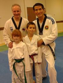 Jacob with Master Evans and Grand Master Park