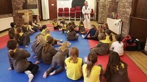 a rapt audience !