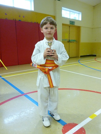 Christian Ferraro with his Star Performer award