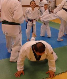 Jacob takes down the Black Belt