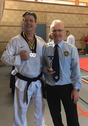 Master James with his medal haul