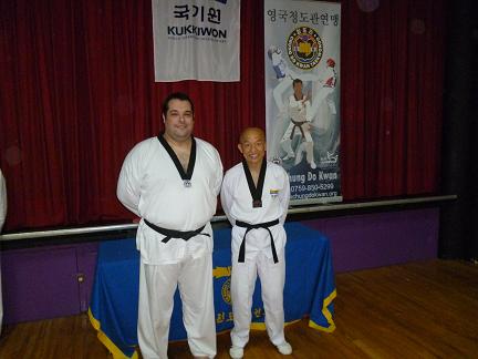 Mr Ferreira with Grandmaster Pan