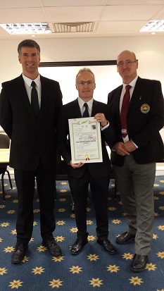 Master Evans with Master mcGoldrick and Grandmaster Iles