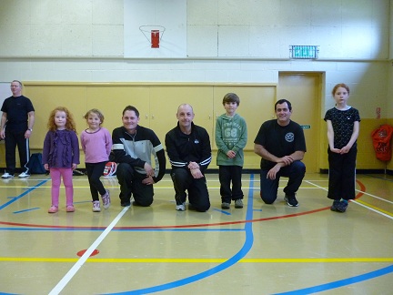 Sifu Young with the juniors